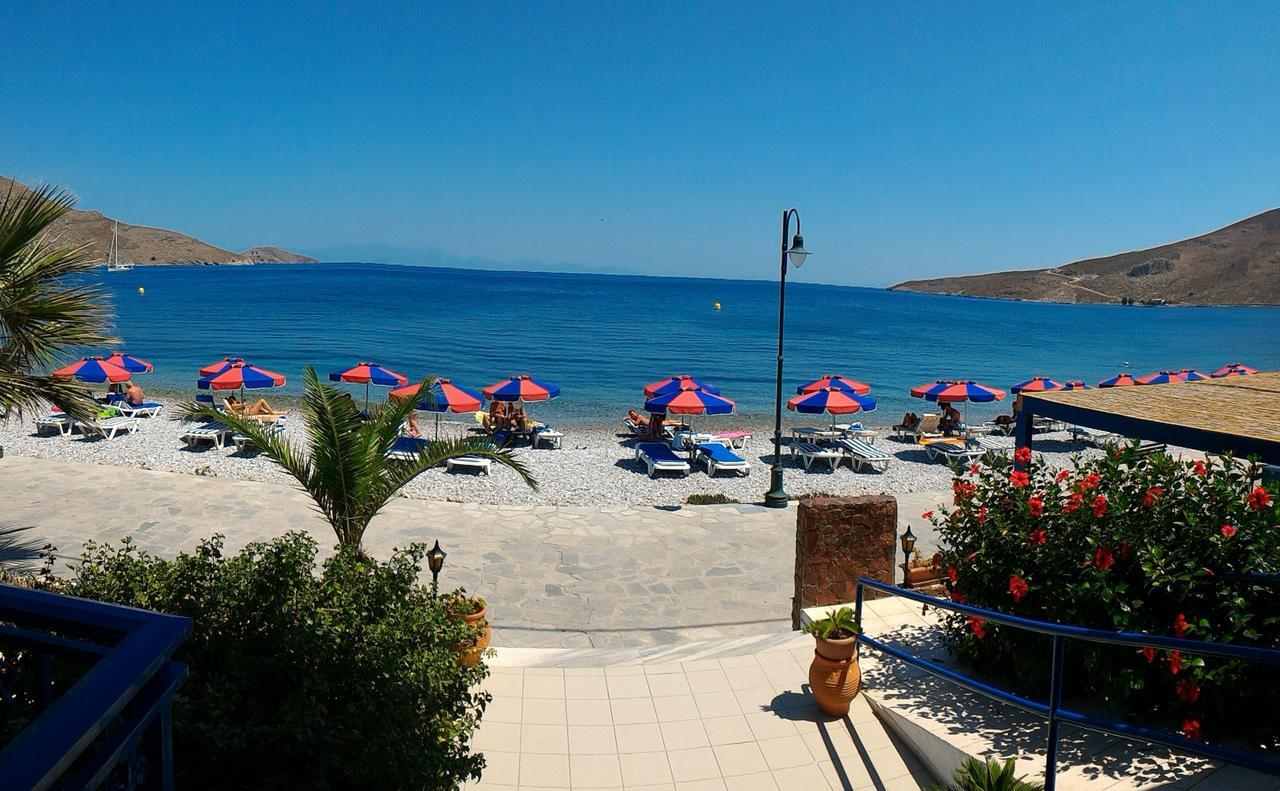 Hotel Eleni Beach Livadia  Exteriér fotografie