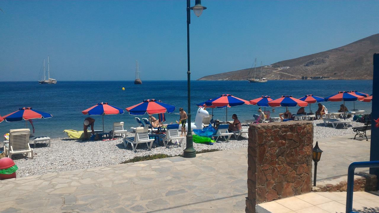 Hotel Eleni Beach Livadia  Exteriér fotografie